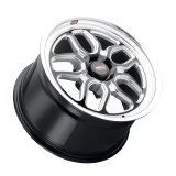 Weld S152 17X11 Laguna Drag 5X120.7 ET43 BS7.75 Gloss Black MIL Dia 78.1 thumbnail 4