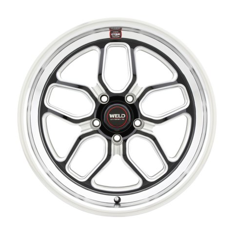 Weld S152 18X10 Laguna Drag 5X120 ET45 BS7.25 Gloss Black MIL Dia 78.1 thumbnail 2