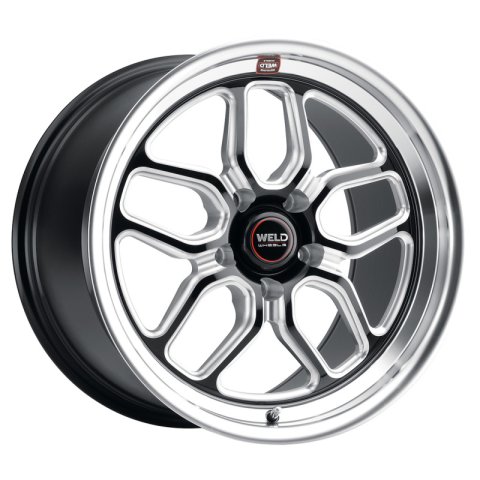 Weld S152 18X10 Laguna Drag 5X120 ET45 BS7.25 Gloss Black MIL Dia 78.1 thumbnail 3