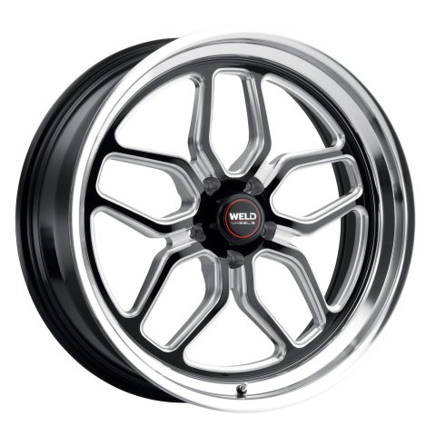 Weld S107 22X8.5 Laguna 5X120.7 ET06 BS5.00 Gloss Black MIL Dia 78.1