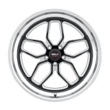 Weld S107 22X10.5 Laguna 5X127 ET13 BS6.25 Gloss Black MIL Dia 78.1 thumbnail 4