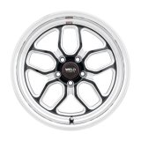 Weld S107 17X11 Laguna 5X127 ET-44 BS4.25 Gloss Black MIL Dia 78.1 thumbnail 2