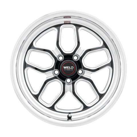 Weld S107 17X8 Laguna 5X114.3 ET00 BS4.50 Gloss Black MIL Dia 78.1 thumbnail 2