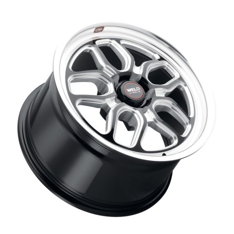 Weld S107 17X8 Laguna 5X114.3 ET00 BS4.50 Gloss Black MIL Dia 78.1 thumbnail 3