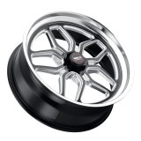 Weld S107 22X9 Laguna 5X115 ET20 BS5.75 Gloss Black MIL Dia 71.5 thumbnail 2