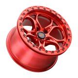 Weld Off-Road W906 17X10 Ledge Beadlock 5X127 ET-25 BS4.50 Candy Red / Red Ring 71.5 thumbnail 2