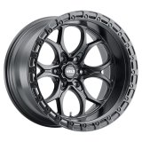 Weld Off-Road W108 20X12 Ledge 6X139.7 ET-44 BS4.75 Satin Black / Black Ring 106.1 thumbnail 3