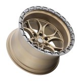 Weld Off-Road W106 20X10 Ledge 6X135 ET-18 BS4.75 Satin Bronze / Black Ring 87.1 thumbnail 1