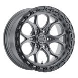 Weld Off-Road W107 20X9 Ledge 6X139.7 ET20 BS5.75 Satin Gun / Black Ring 106.1 thumbnail 1
