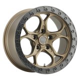 Weld Off-Road W106 17X9.0 Ledge 5X127 ET-12 BS4.50 Satin Bronze Satin Black 71.5 thumbnail 1