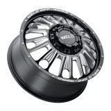 Weld Off-Road W121 20X8.25 Scorch Front 8X200 ET108 BS8.90 Gloss Black MIL 142.2 thumbnail 1