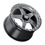 Weld S904 18X12 Ventura Drag Beadlock 5X120.65 ET55 BS8.7 Gloss Black MIL Dia 78.1 thumbnail 1