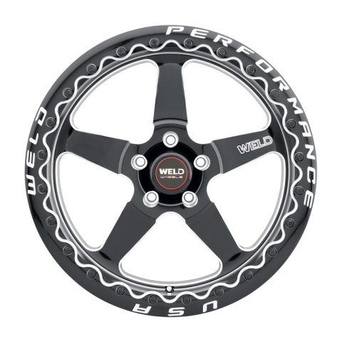 Weld S904 17X10 Ventura Drag Beadlock 5X135 ET10 BS5.9 Gloss Black MIL Dia 87.1 thumbnail 4