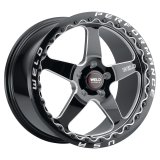Weld S904 17x10 Ventura Bead Lock 5x120 ET42 BS7.15 Gloss BLK MIL DIA 78.1 thumbnail 2