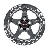 Weld S904 15x10 Ventura Beadlock 5x114.3 ET51 BS7.50 Gloss BLK MIL DIA 78.1 thumbnail 3
