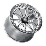 Weld S80 17x10 / 5x115 BP / 6.7in BS Black Wheel (High Pad) - Black Single Beadlock MT thumbnail 2