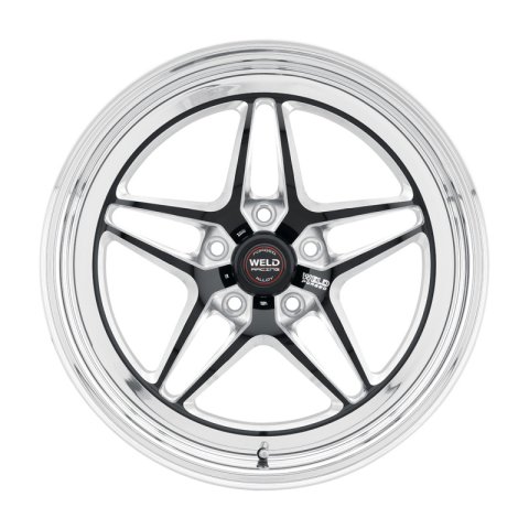 Weld S81 20x8 / 5x115 BP / 5.3in BS Black Wheel (High Pad) - Non-Beadlock thumbnail 3