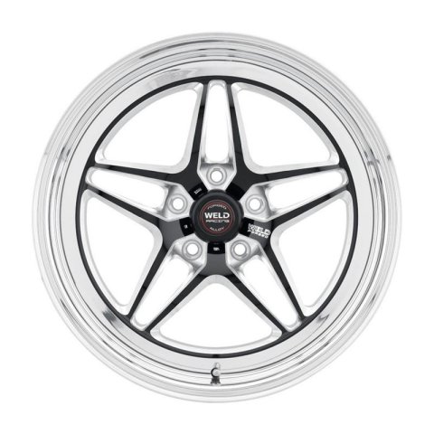 Weld S81 17x10 / 5x120 BP / 7.2in. BS (43mm Offset) Black Wheel (High Pad) thumbnail 3