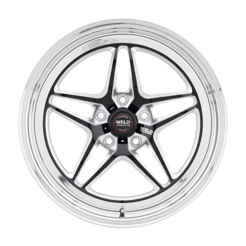 Weld S81 17x10 / 5x120 BP / 7.2in. BS (43mm Offset) Black Wheel (High Pad) thumbnail 8