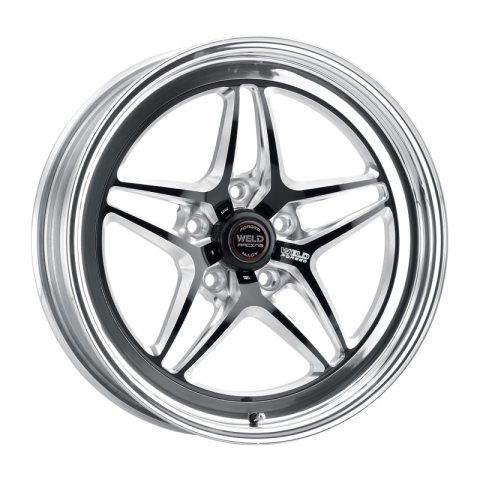 Weld S81 18x5 / 5x4.75 BP / 2.1in. BS (-23mm Offset) Black Wheel (High Pad) thumbnail 7