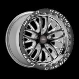 Weld S82 17x10 / 5x4.75 BP / 7.2in. BS (43mm Offset) Black Wheel (High Pad) - Black Single Beadlock thumbnail 4