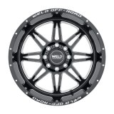Weld Cheyenne W132 Series 20x10 / 8x170 BP / -18 Offset / 4.75 BS / 125.1 Bore - Gloss Black MIL thumbnail 1