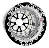 Weld V-Series 15x12 / 5x4.75 BP / 5in. BS Black Wheel - DBL MT thumbnail 3
