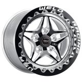 Weld S81 17x10 / 5x112 7.3BS / (+46mm) BLK 3.18ID Med Pad-SBL-Black thumbnail 1