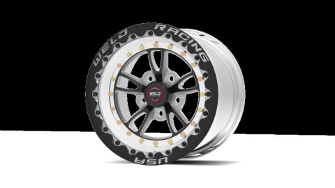Weld RT Full Throttle 15x10 / 5x4.5 / 7.5in. BS Black Wheel - Single Beadlock thumbnail 6