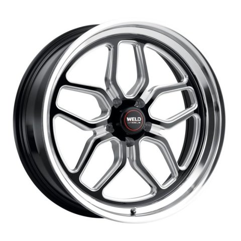 Weld Racing 15x10 Laguna Drag 5x120 ET45 BS7.25 Gloss BLK MIL DIA 78.1 thumbnail 1