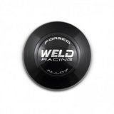 Weld Drag Billet Center Cap w/O-Ring 17x4.5 Lug Mount - Black thumbnail 1