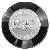 Weld Drag Billet Center Cap w/O-Ring 17x4.5 Lug Mount (Aluminum) - Polished thumbnail 1
