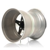 Weld S71 15x14.33 / 5x4.5 BP / 6.5in. BS Black Wheel (Low Pad) - Non-Beadlock thumbnail 3