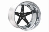 Weld S71 15x16.33 / 5x4.5 BP / 6.5in. BS Black Wheel (Low Pad) - Non-Beadlock thumbnail 1