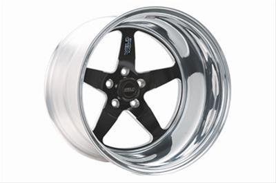 Weld S71 15x18.33 / 5x4.5 BP / 7.5in. BS Black Wheel (Low Pad) - Non-Beadlock
