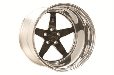Weld S71 15x5 / 5x4.75 BP / 3.5in. BS Black Wheel (Low Pad) - Non-Beadlock