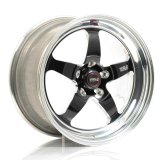 Weld S71 18x10 / 5x4.75 BP / 7.2in. BS Black Wheel (Medium Pad) - Non-Beadlock thumbnail 2
