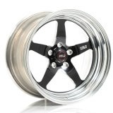 Weld S71 18x10.5 / 5x4.75 BP / 5.7in. BS Black Wheel (Low Pad) - Non-Beadlock thumbnail 2