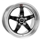 Weld S71 18x13 / 5x4.75 BP / 3.2in. BS Black Wheel (Low Pad) - Non-Beadlock thumbnail 5