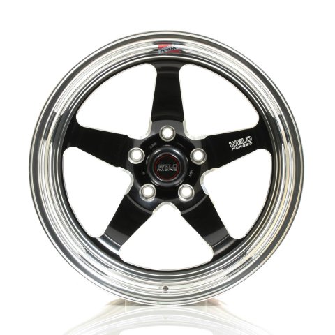 Weld S71 18x9 / 5x4.75 BP / 5.2in. BS Black Wheel (Medium Pad) - Non-Beadlock thumbnail 1