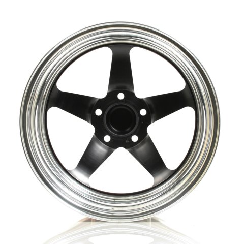 Weld S71 18x9 / 5x4.75 BP / 5.2in. BS Black Wheel (Medium Pad) - Non-Beadlock thumbnail 3