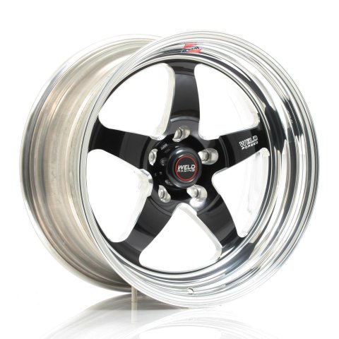 Weld S71 18x9 / 5x4.75 BP / 5.2in. BS Black Wheel (Medium Pad) - Non-Beadlock thumbnail 4