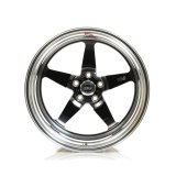 Weld S71 20x17 / 5x4.75 BP / 7.3in. BS Black Wheel (High Pad) - Non-Beadlock thumbnail 3