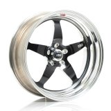 Weld S71 20x8 / 5x120mm BP / 3.4in. BS Black Wheel (Medium Pad) - Non-Beadlock thumbnail 1