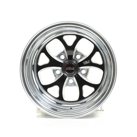 Weld S76 15x10.33 / 5x4.75 BP / 4.5in. BS Black Wheel (Low Pad) - Non-Beadlock