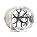 Weld S76 15x10.33 / 5x4.75 BP / 4.5in. BS Black Wheel (Low Pad) - Non-Beadlock thumbnail 2