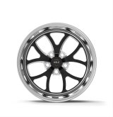 Weld S76 15x12.33 / 5x4.75 BP / 3.5in. BS Black Wheel (Medium Pad) - Non-Beadlock thumbnail 2