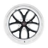 Weld S76 15x14.33 / 5x4.5 BP / 7.5in. BS Black Wheel (Low Pad) - Non-Beadlock thumbnail 6