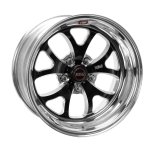 Weld S76 17x12 / 5x4.75 BP / 8.8in. BS Black Wheel (Medium Pad) - Non-Beadlock thumbnail 4