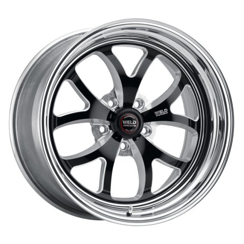Weld S76 18x9 / 5x4.75 BP / 6.2in. BS Black Wheel (Low Pad) - Non-Beadlock thumbnail 5